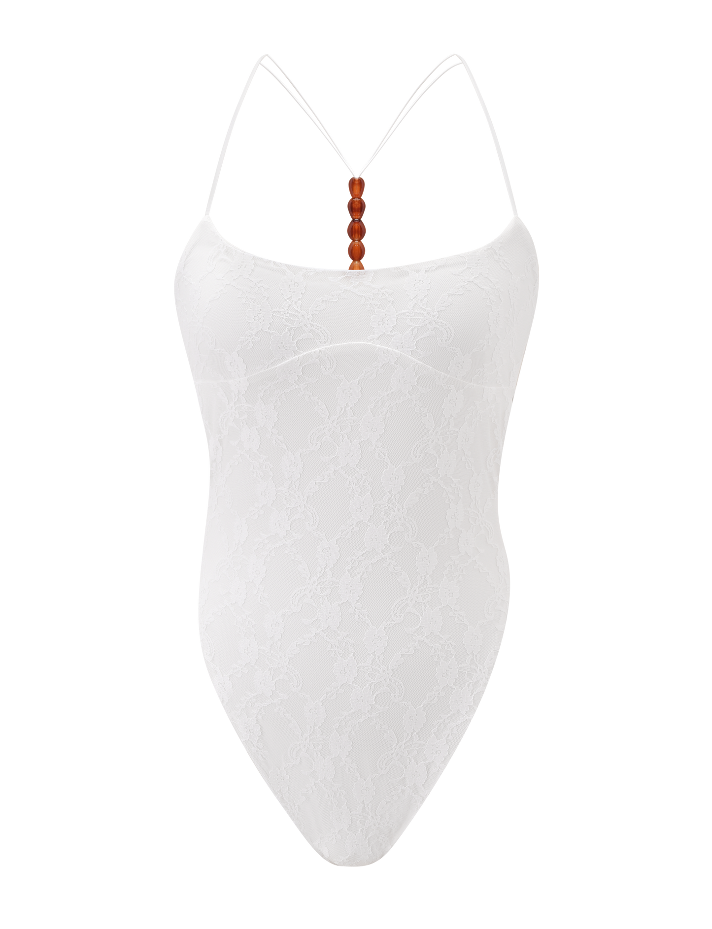 MINERVA 2.0 BODYSUIT - CREAM LACE