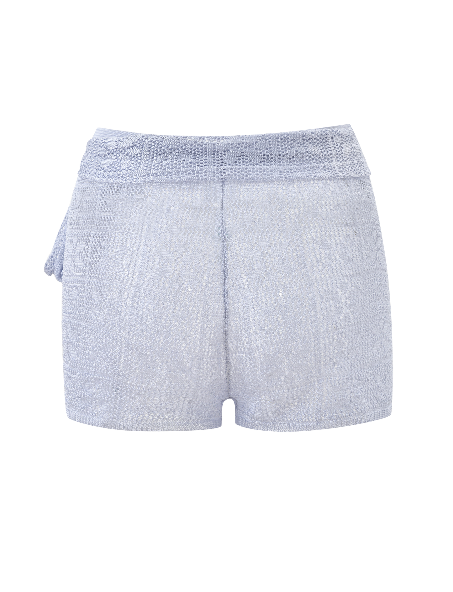 FERN CROCHET SHORT - SILVER