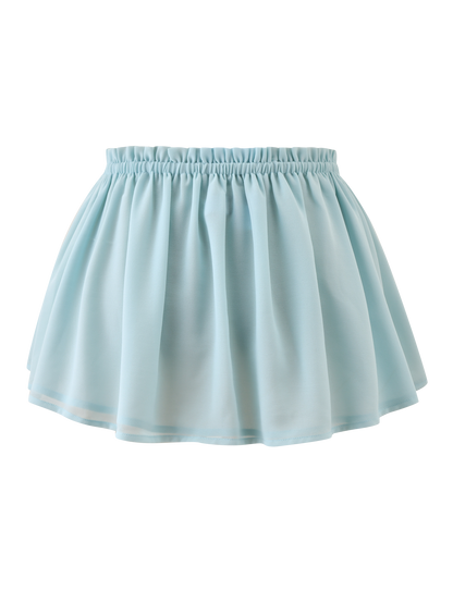 VEDA RUCHED MINI SKIRT - SEAFOAM