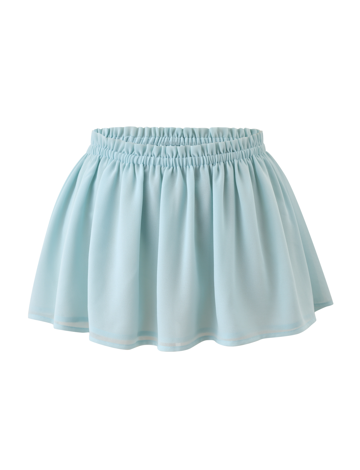 VEDA RUCHED MINI SKIRT - SEAFOAM