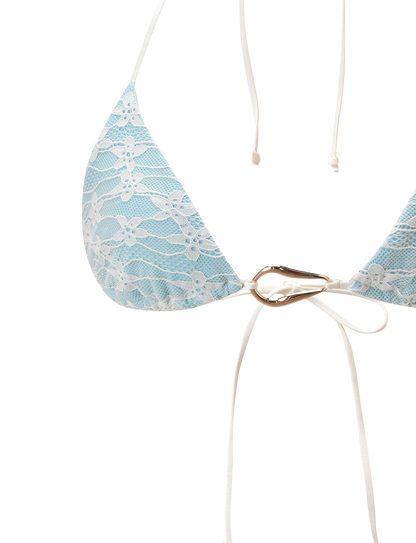 SIKA BIKINI TOP - BLUE LACE