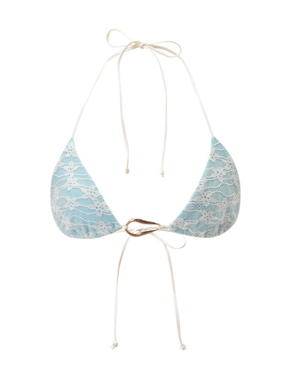 SIKA BIKINI TOP - BLUE LACE