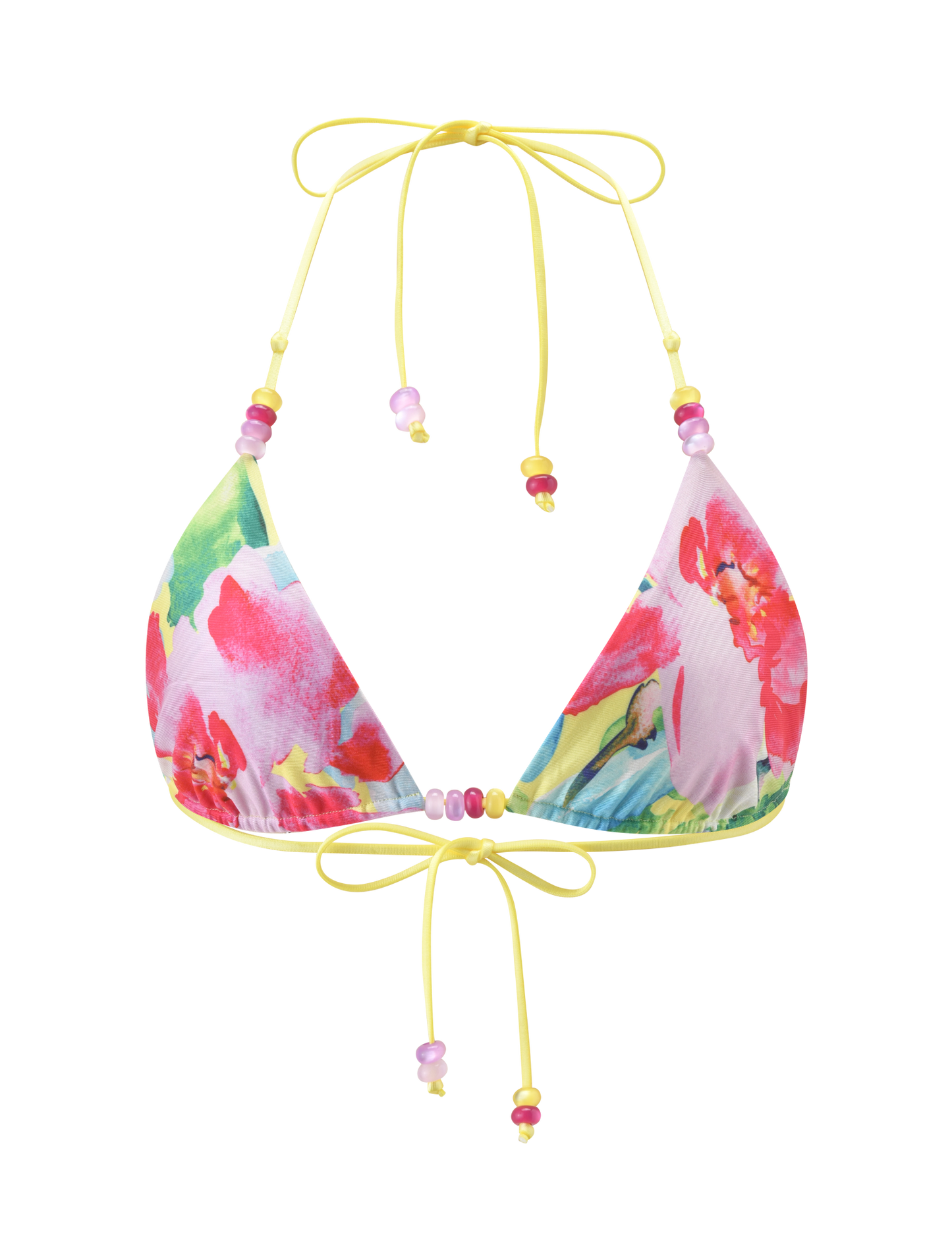 FINLEA REVERSIBLE BIKINI TOP - GARDEN DAIQUIRI FLORAL