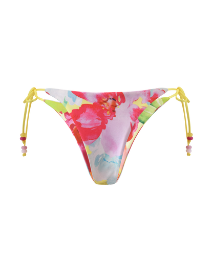 FINLEA REVERSIBLE BIKINI BOTTOM - GARDEN DAIQUIRI FLORAL
