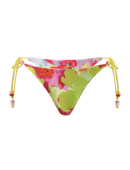 FINLEA REVERSIBLE BIKINI BOTTOM - GARDEN DAIQUIRI FLORAL