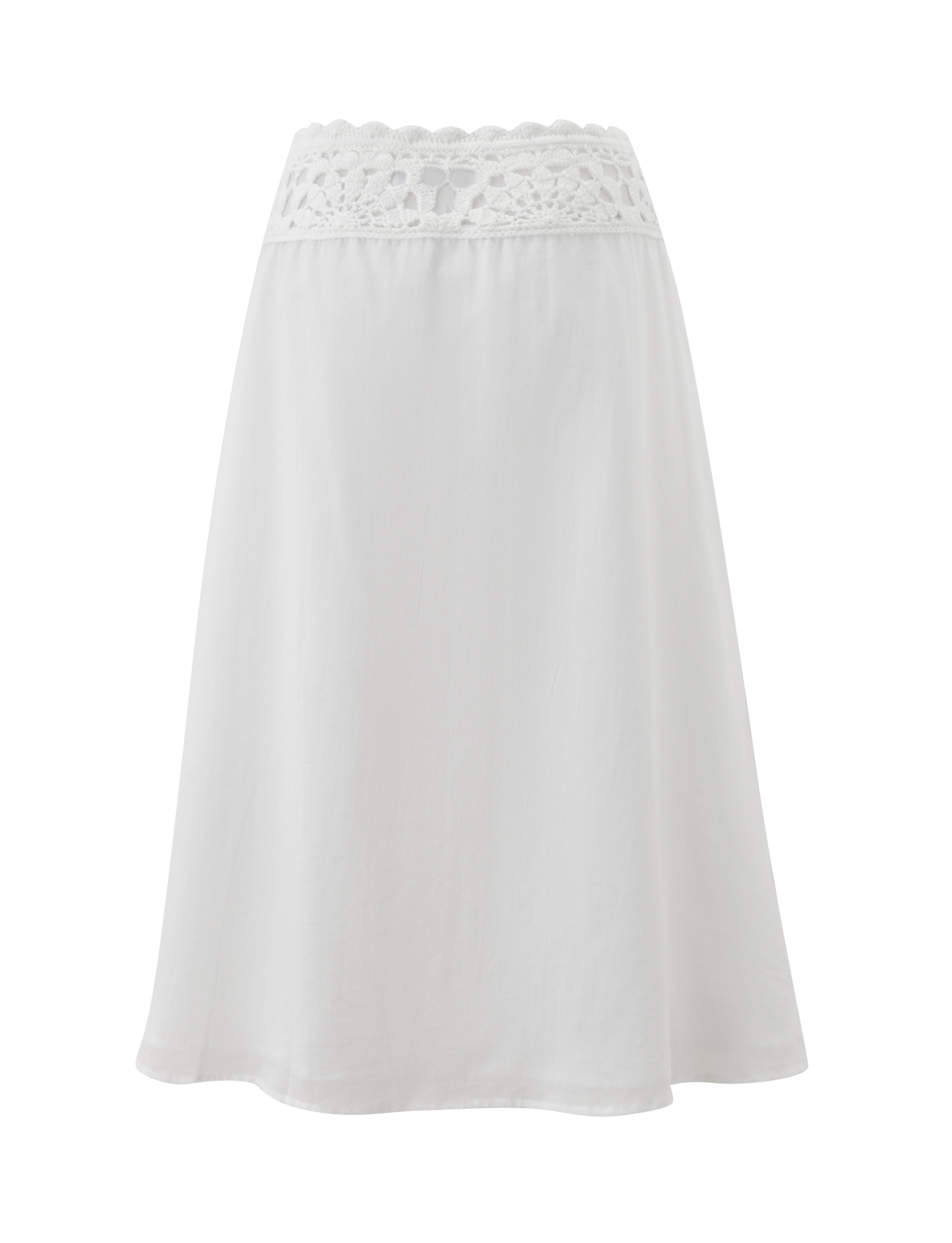 SASHA MIDI SKIRT - IVORY