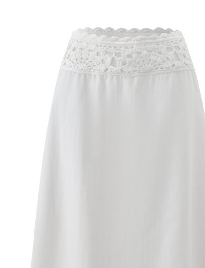 SASHA MIDI SKIRT - IVORY