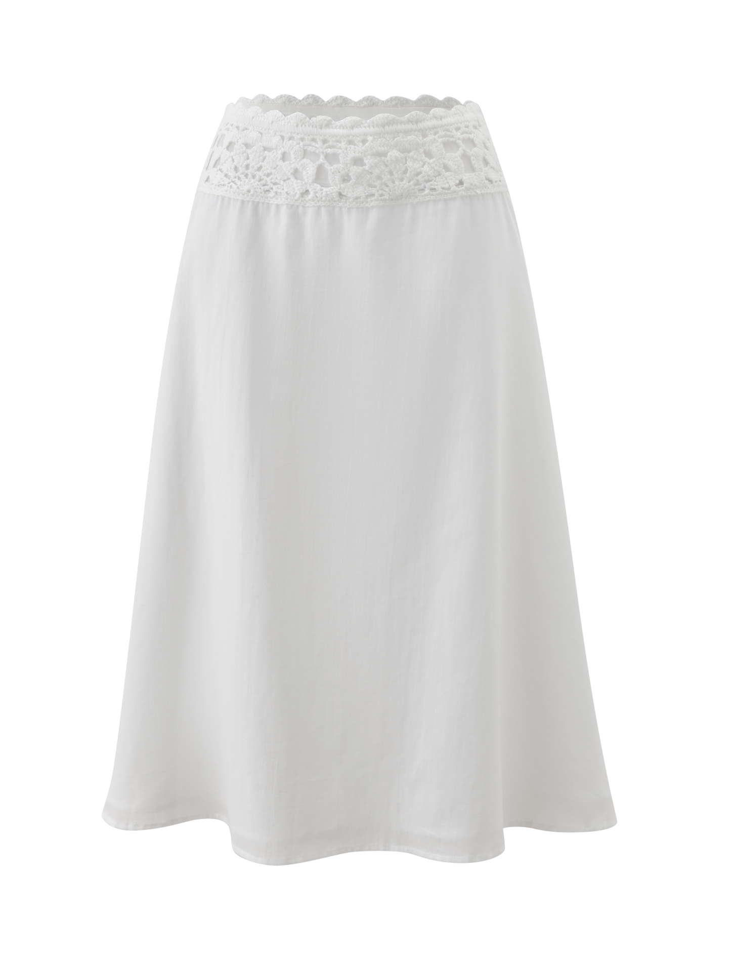 SASHA MIDI SKIRT - IVORY