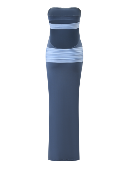 TOVE MAXI DRESS - BLUE