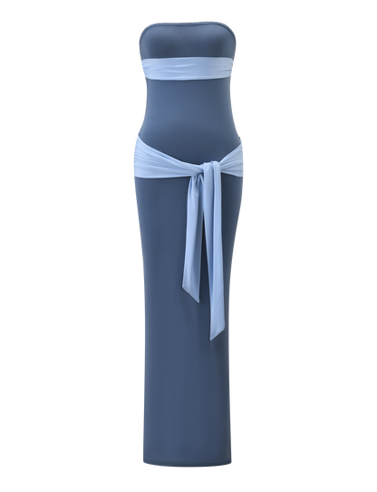 TOVE MAXI DRESS - BLUE