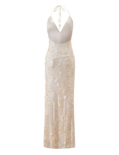 ZANA MAXI DRESS - PEARL