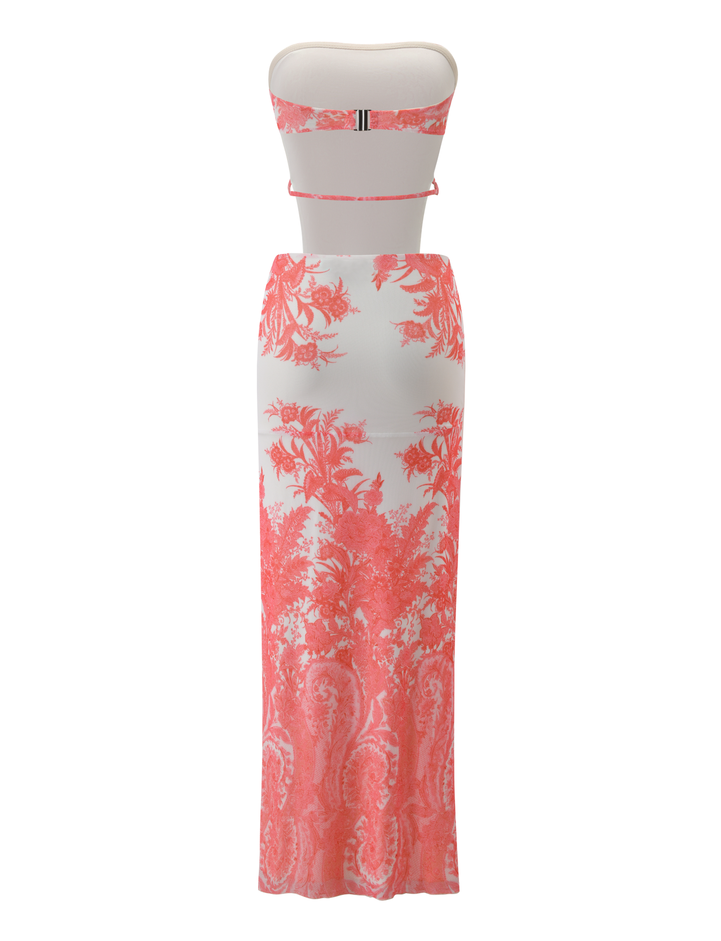 POPPI MAXI DRESS - CORAL TAPESTRY