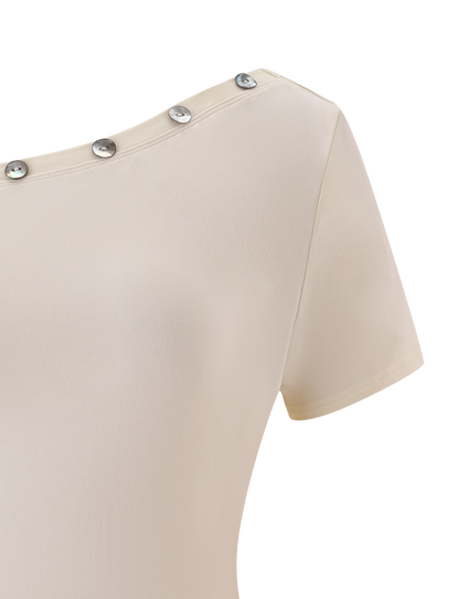 MARITA MINI DRESS - CREAM