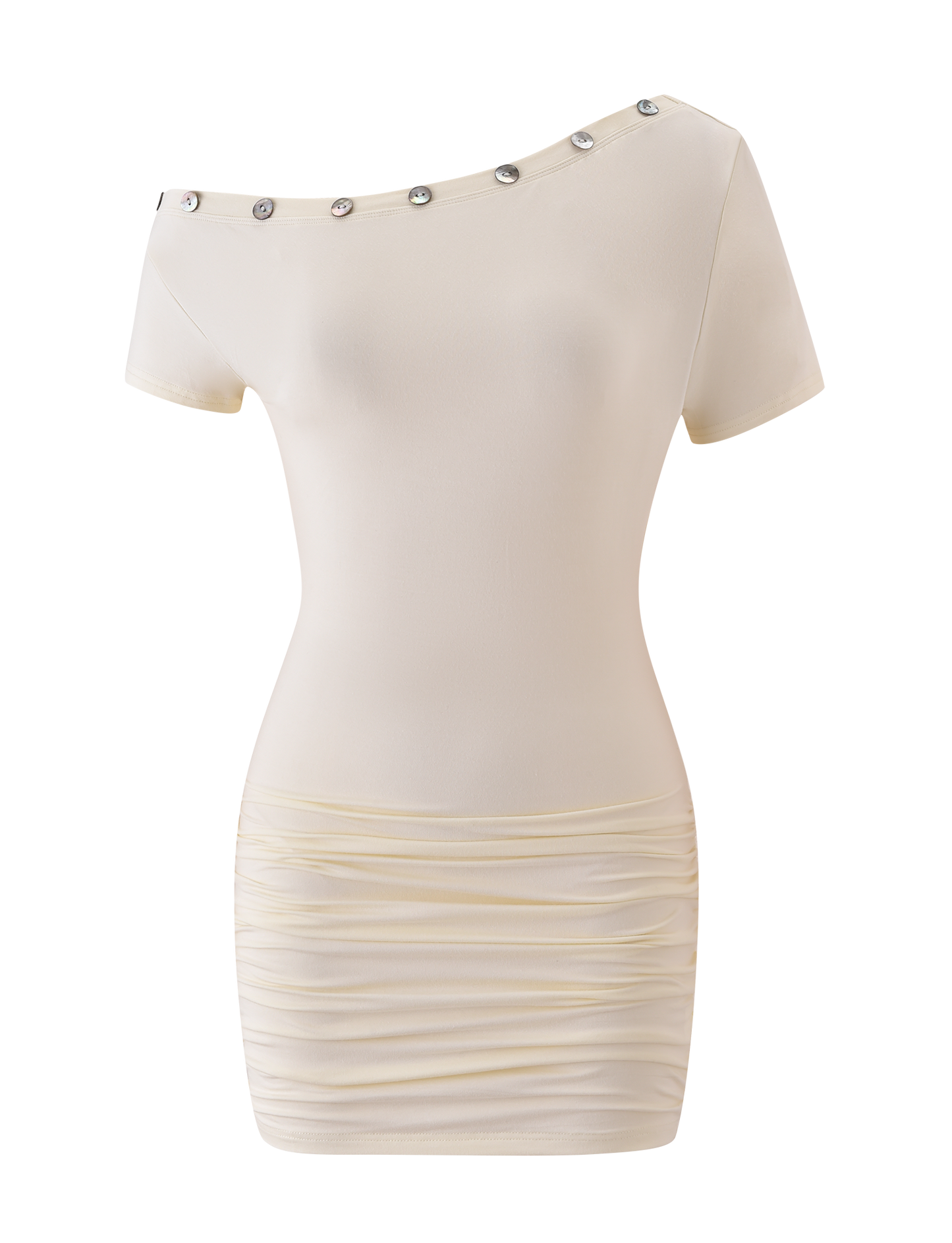 MARITA MINI DRESS - CREAM