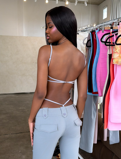 MINERVA BODYSUIT - FROST GREY