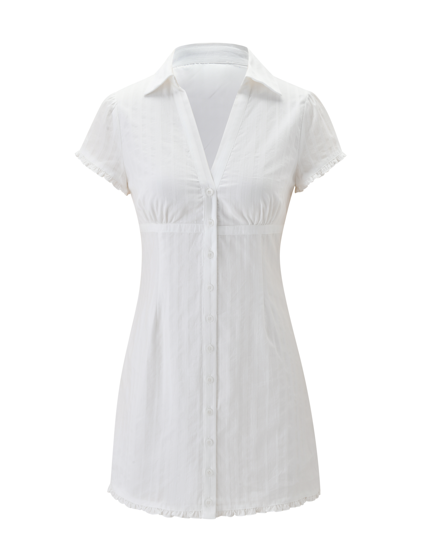VALERIE MINI DRESS - WHITE