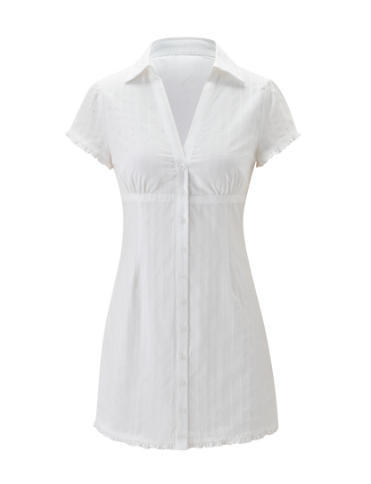 VALERIE MINI DRESS - WHITE