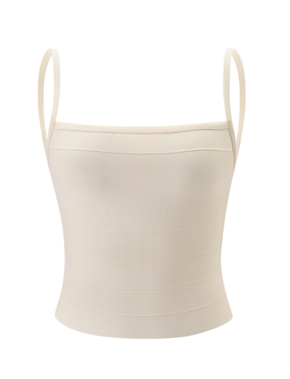 MIDORI BANDAGE TOP - CREAM