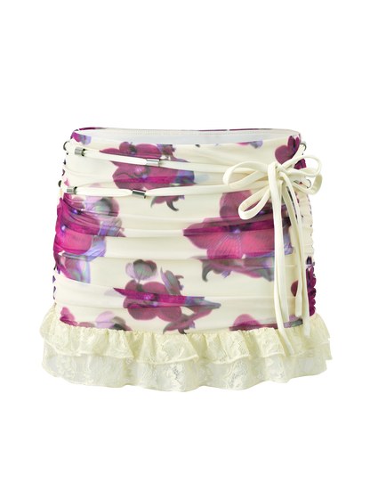 LILIAH MINI SKIRT - ORCHID HAZE