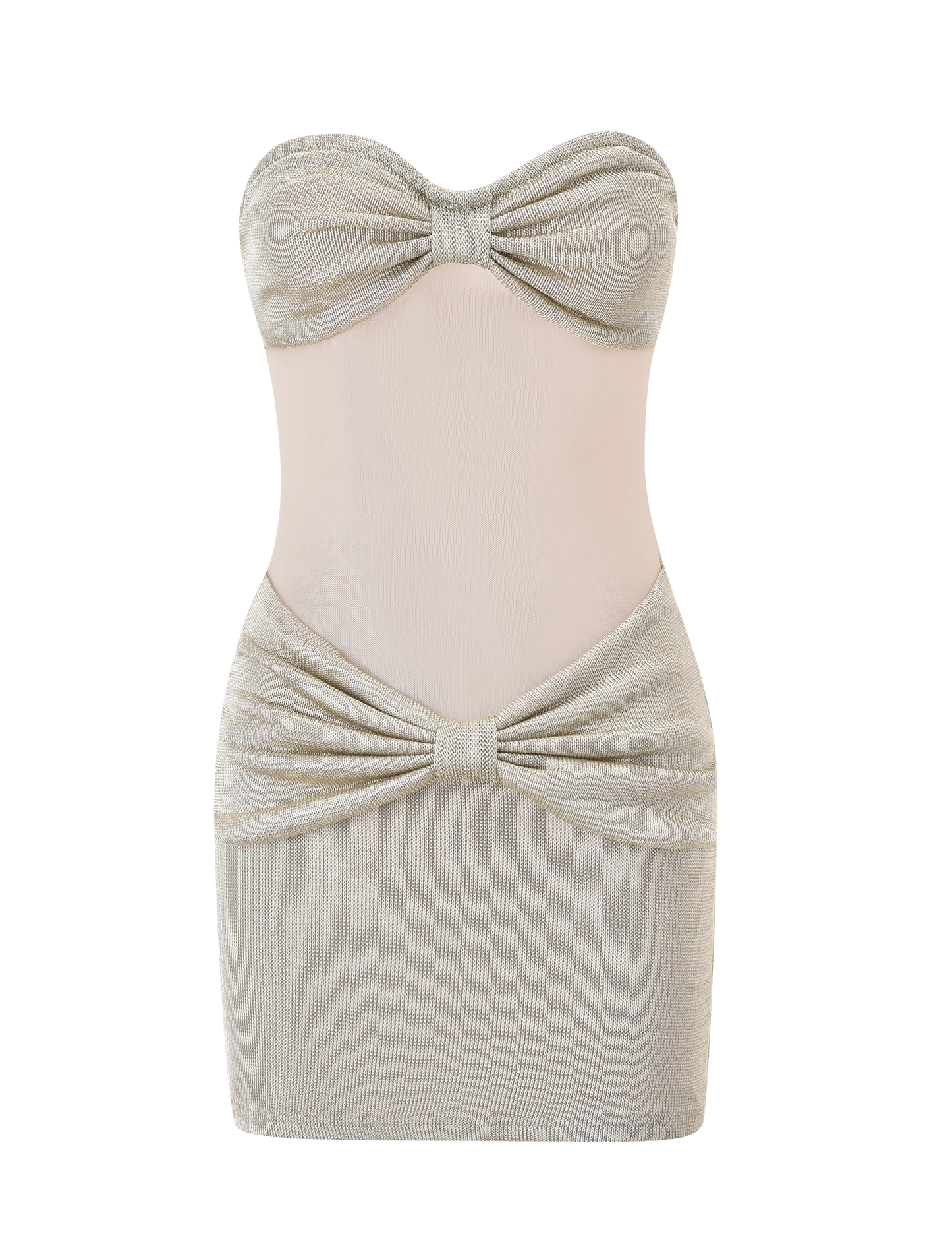 ESTE MINI DRESS - CHAMPAGNE
