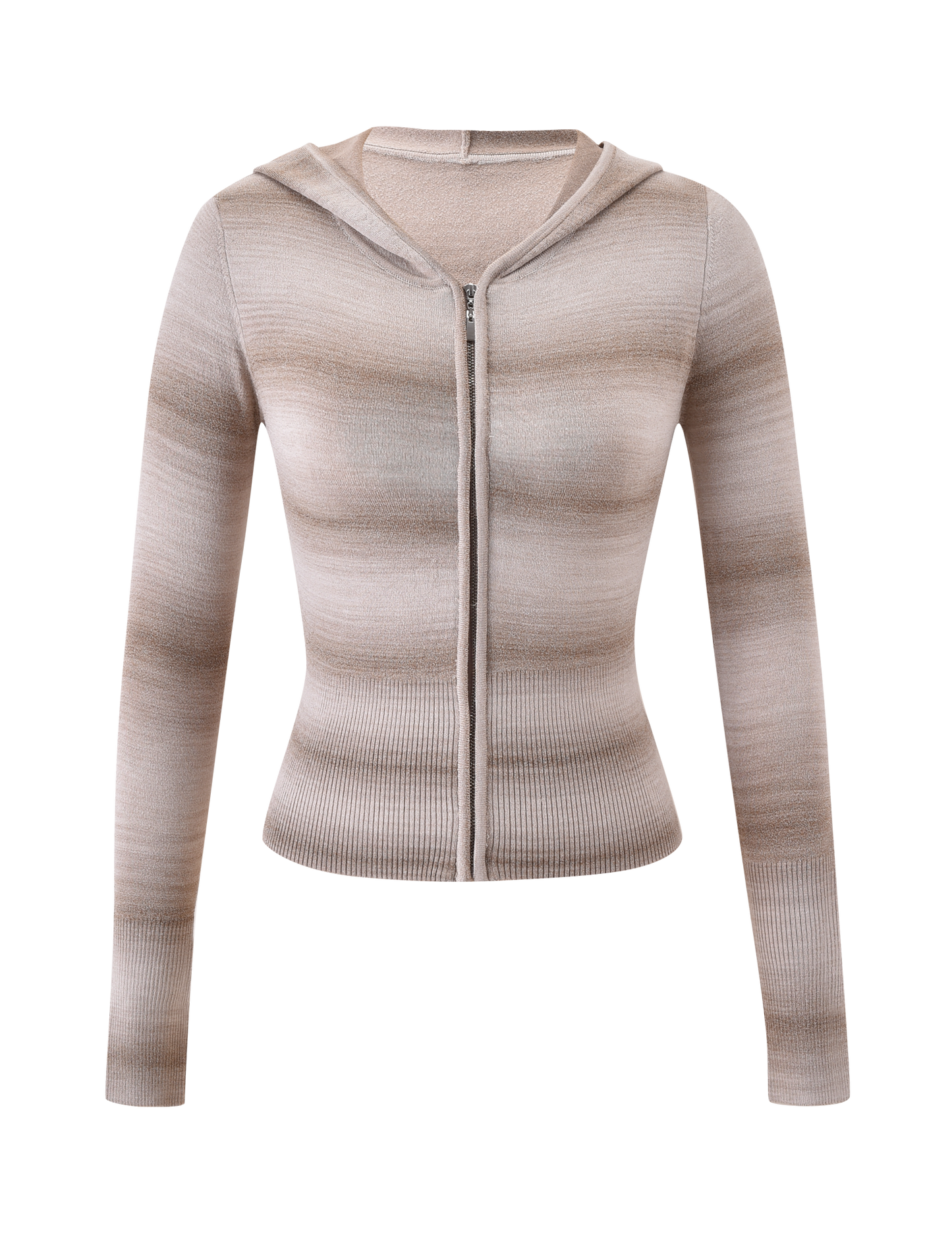 MARISSA JUMPER - TAUPE OMBRE STRIPE