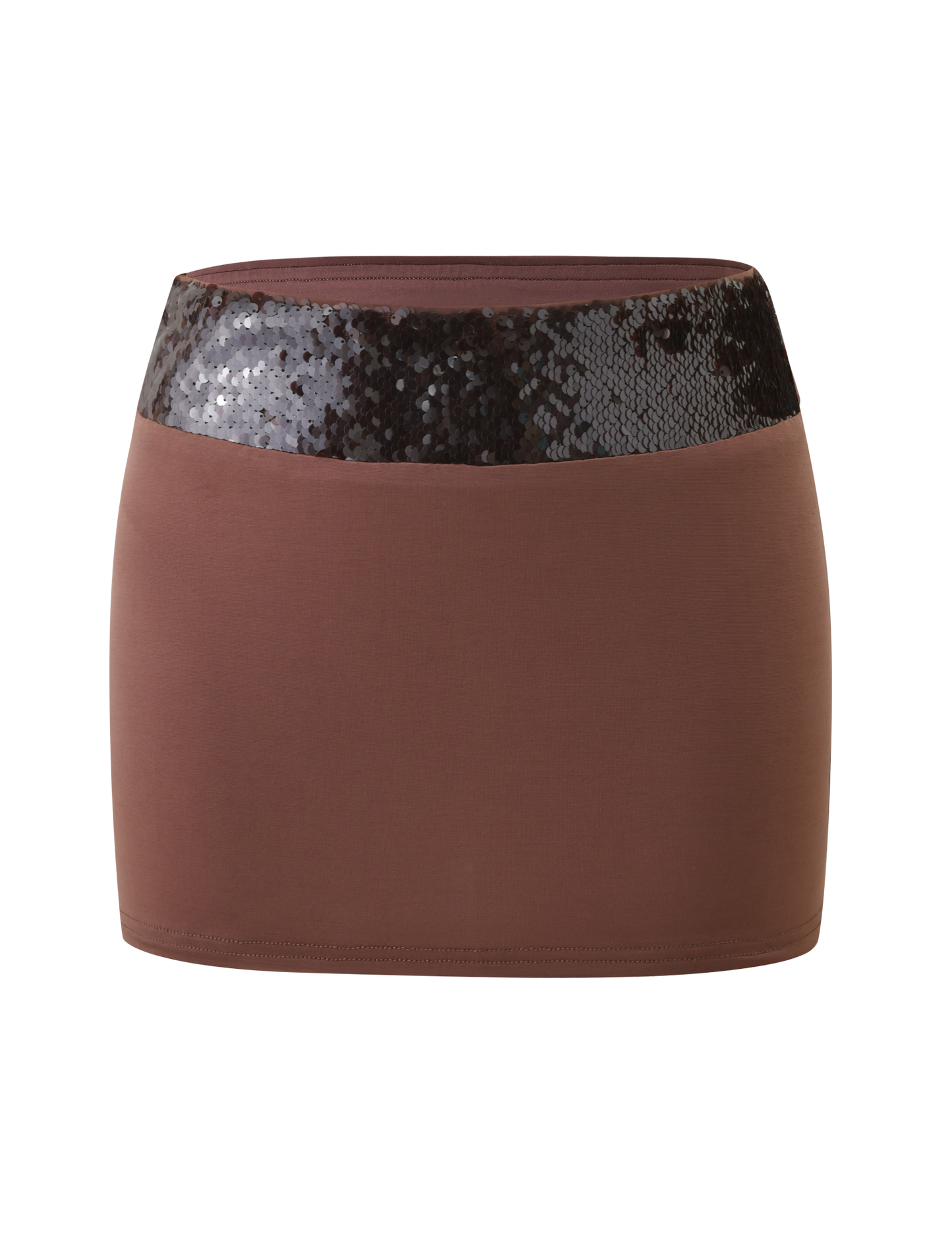 THARA MINI SKIRT - CHOCOLATE