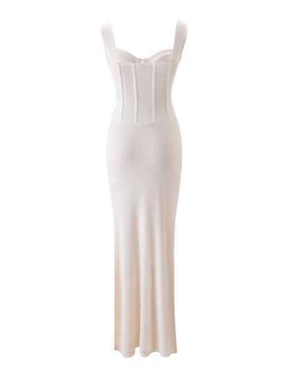 GINNY MAXI DRESS - OFF WHITE