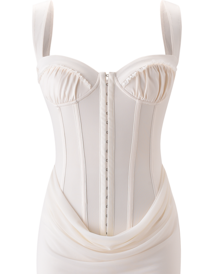 GINNY MAXI DRESS - OFF WHITE