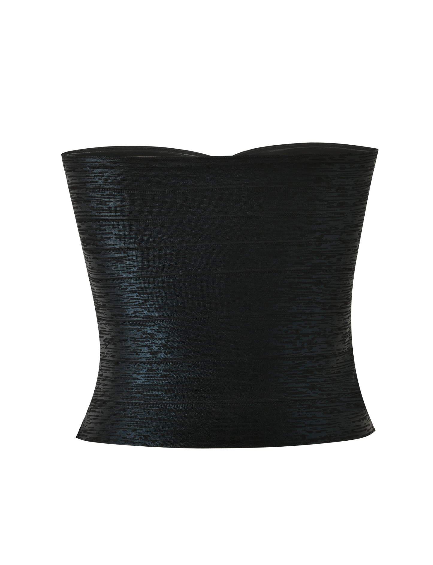 NIYA METALLIC BANDAGE TOP - BLACK
