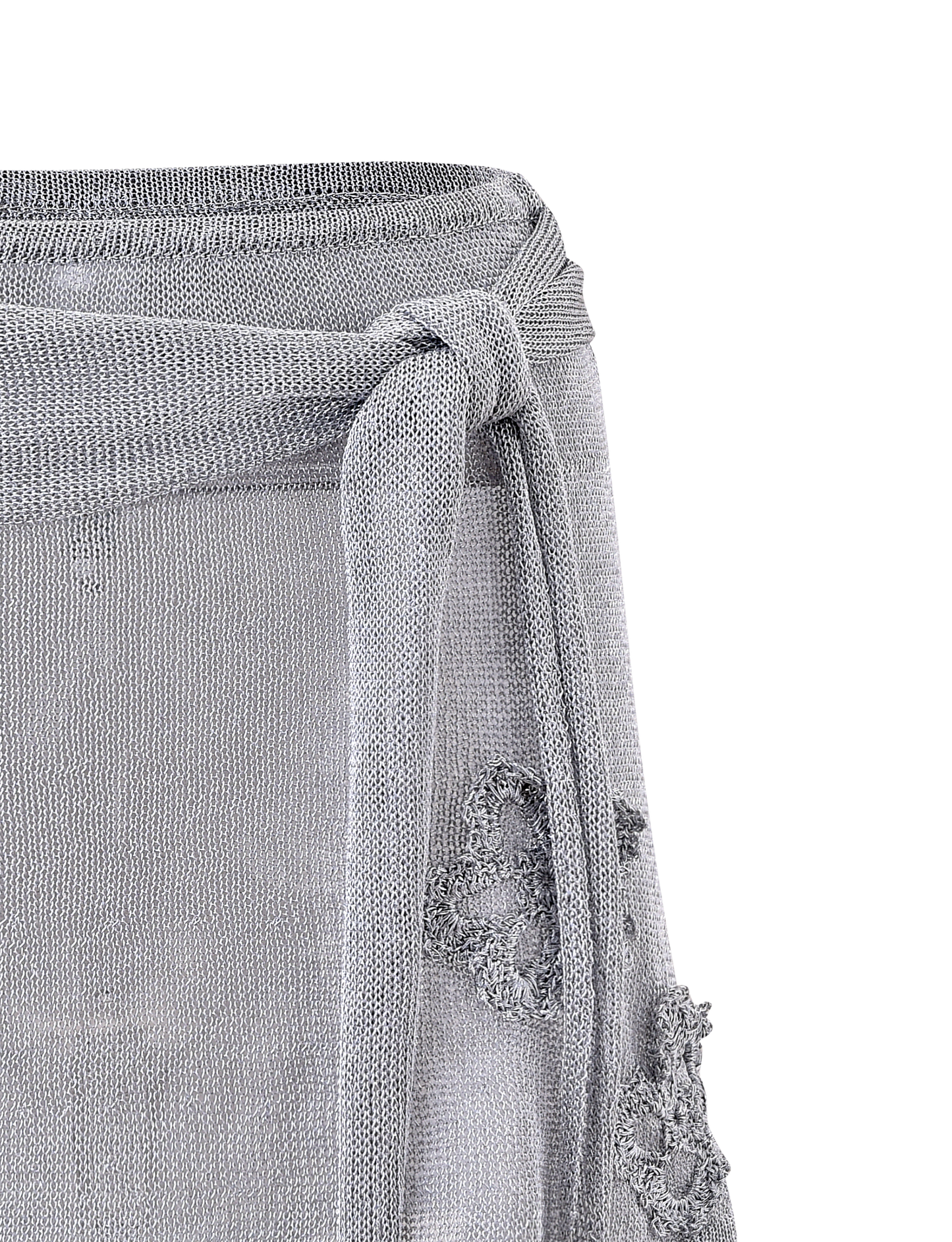 ISATANA MINI SKIRT - SILVER