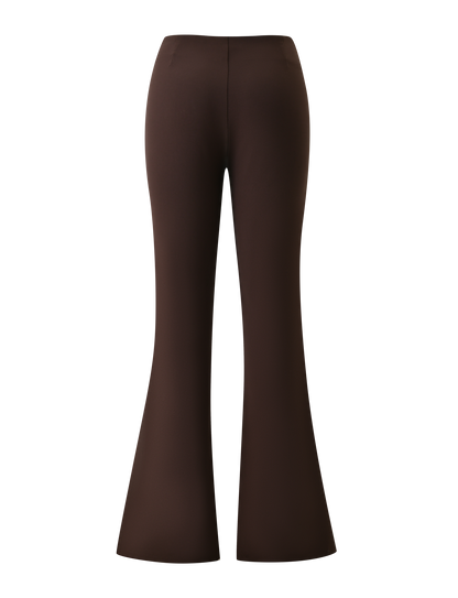 KITTIE BUCKLE PANT - CHOCOLATE