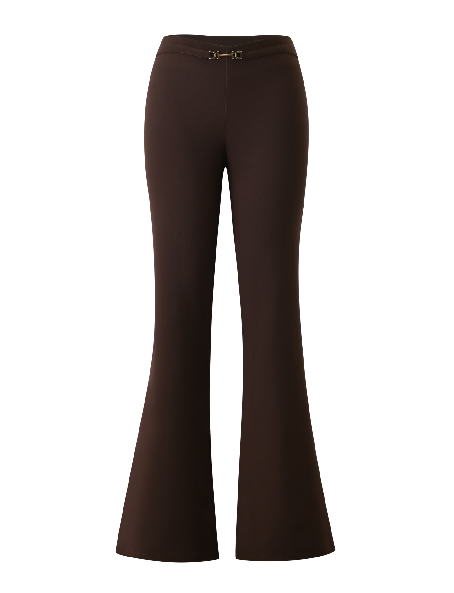 KITTIE BUCKLE PANT - CHOCOLATE