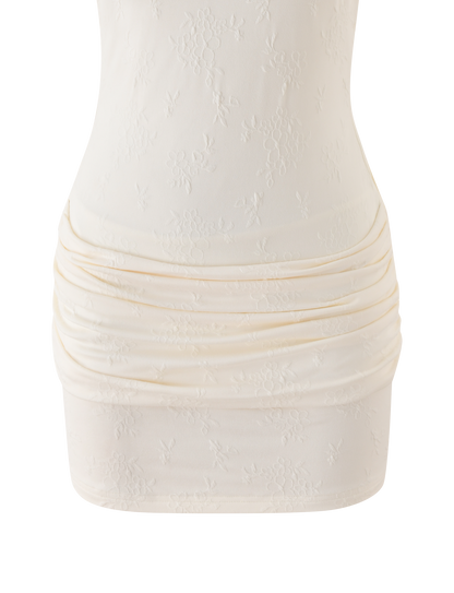 CAITLIN MINI DRESS - CREAM