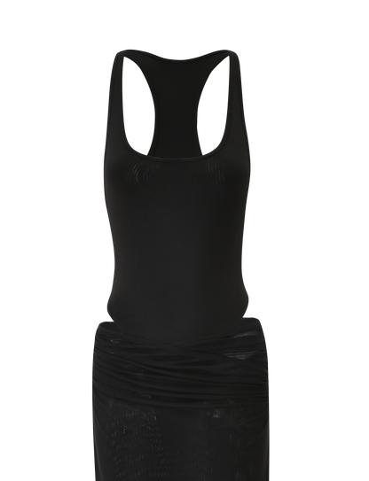 LILIANA-SUMMER MAXI DRESS - BLACK