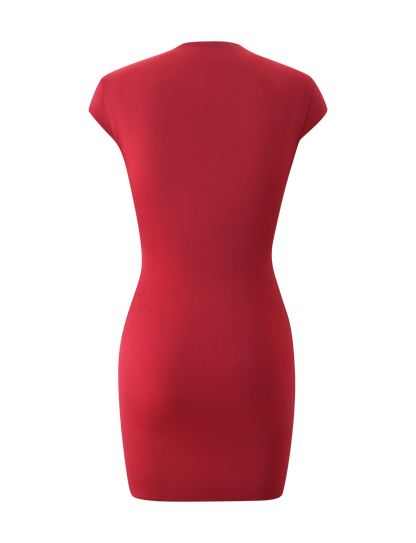 MILLS MINI DRESS - RED