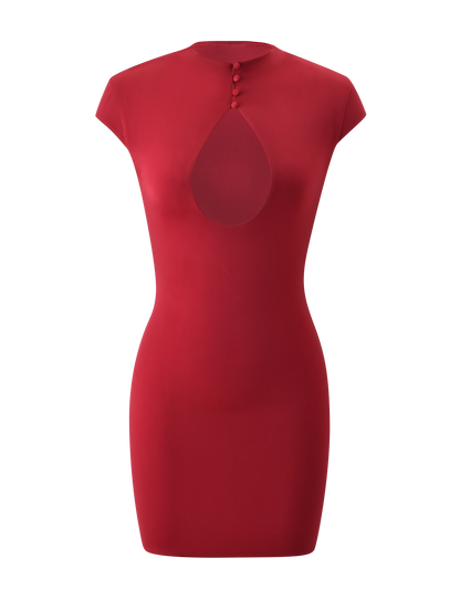 MILLS MINI DRESS - RED