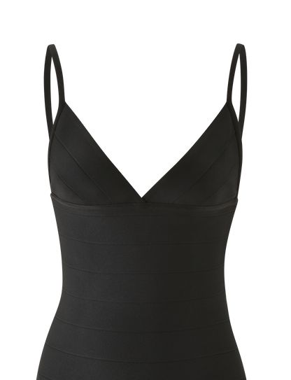 WEN BANDAGE MINI DRESS - BLACK