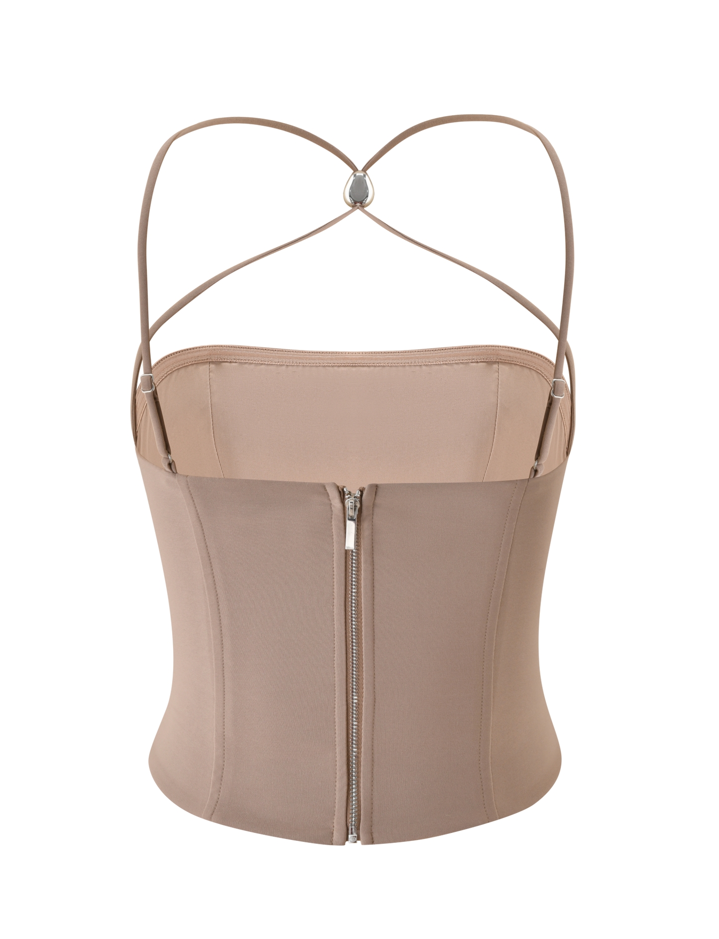 TAMORA CORSET TOP - TAUPE