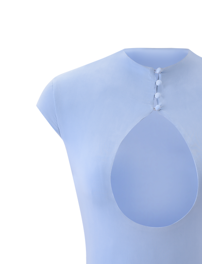 MILLS TOP - BABY BLUE