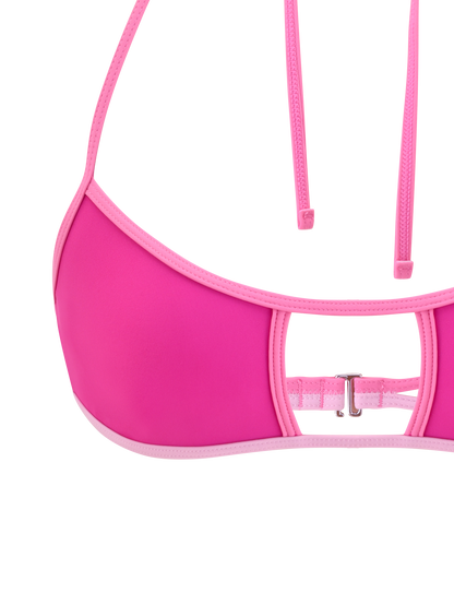 PALMER BIKINI TOP - BERRY