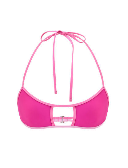 PALMER BIKINI TOP - BERRY