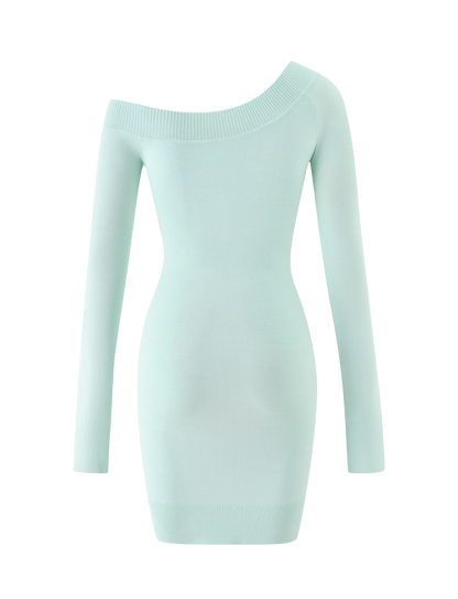 PARKER KNIT DRESS - MINT GREEN