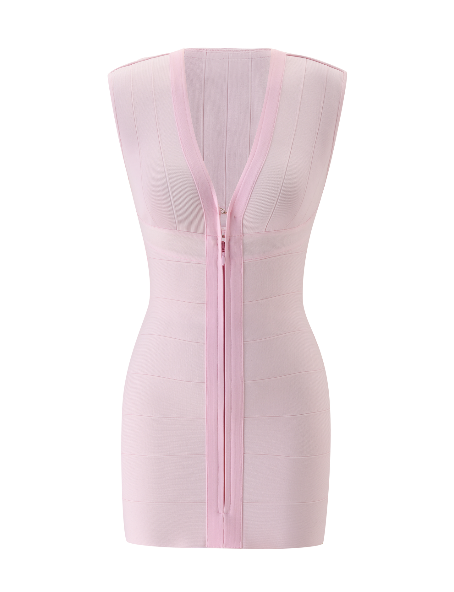 EMBER MINI BANDAGE DRESS - BABY PINK