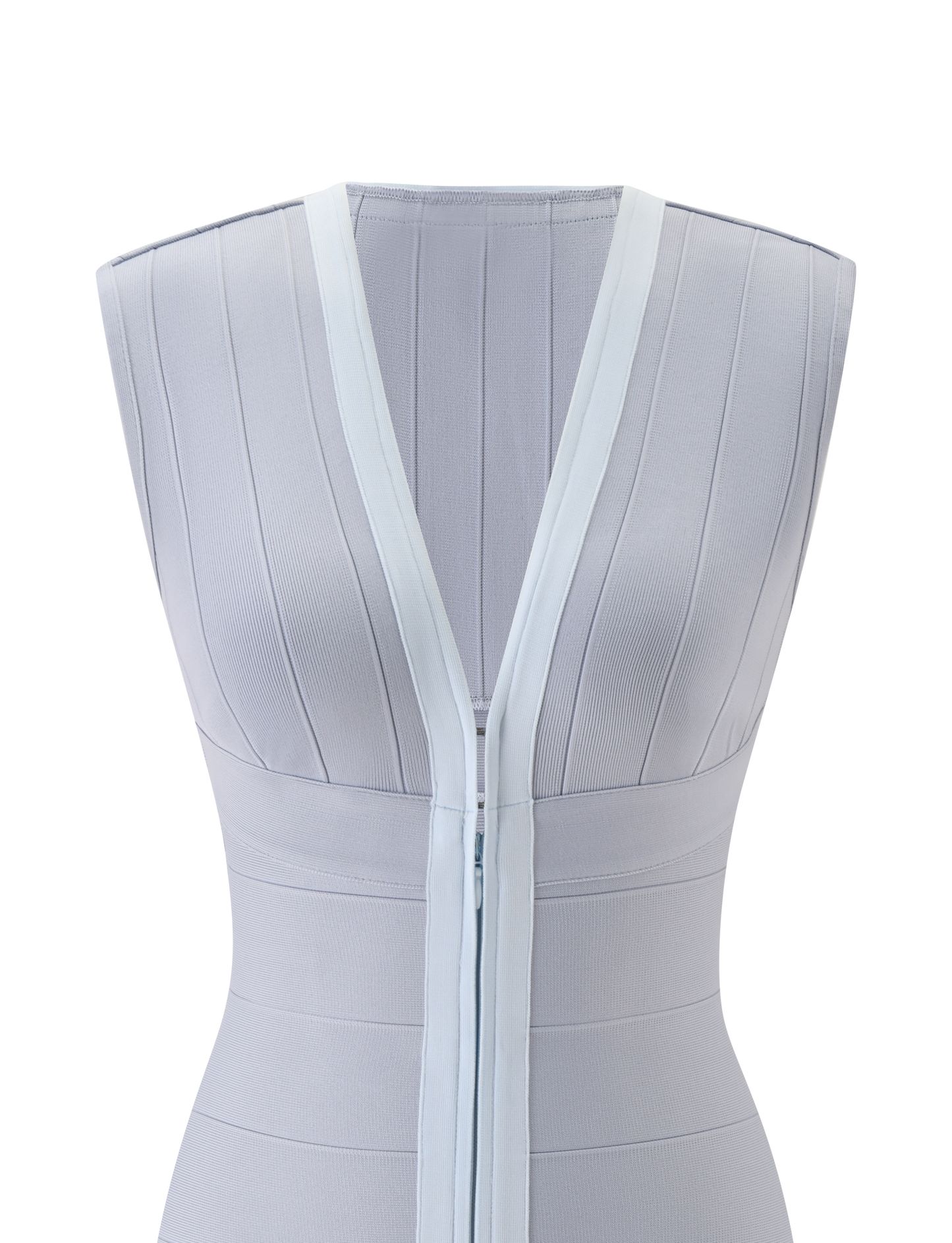 EMBER MINI BANDAGE DRESS - DOVE GREY