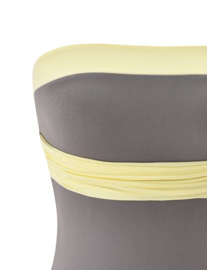 EOS TOP - GREY AND YELLOW