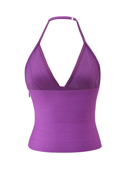 NYX BANDAGE TOP - ULTRA VIOLET