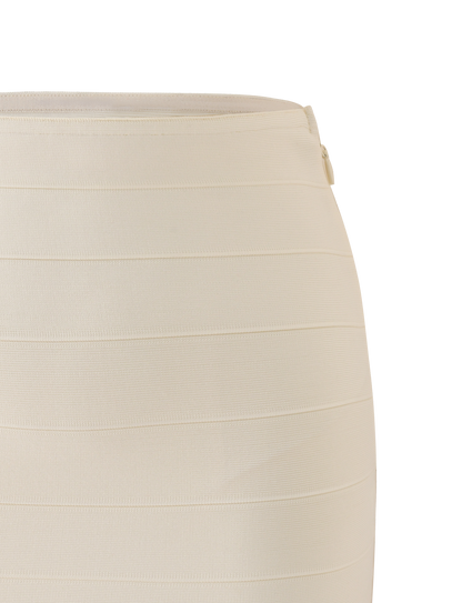NYX BANDAGE MINI SKIRT - CREAM