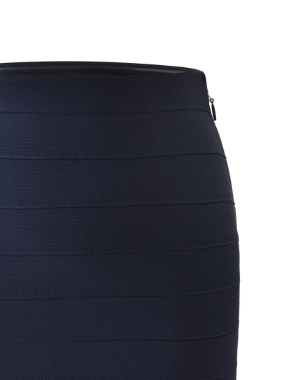 NYX BANDAGE MINI SKIRT - NAVY BLUE