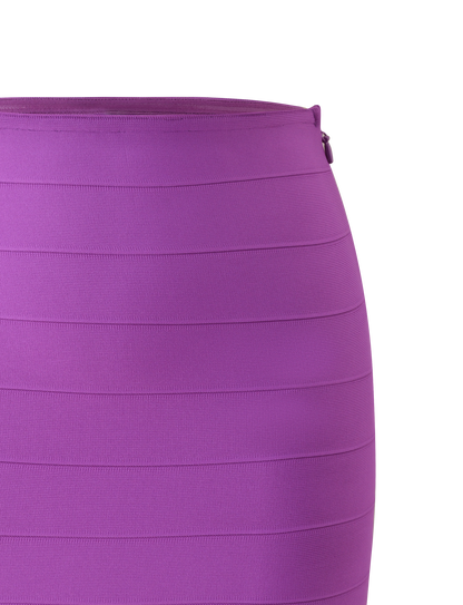 NYX BANDAGE MINI SKIRT - ULTRA VIOLET