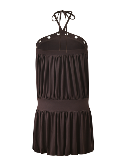 NATASHA DRESS - CHOCOLATE
